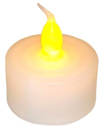 Flameless LED Tea Light Candle Yellow Light