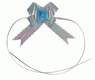 Pulling Flower Gift Ribbon Blue 20 (10-pack)